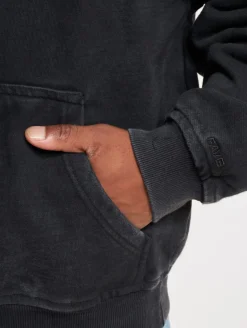 Pullover & Sweater*Favela Industrial Hoodies schwarz gewaschen