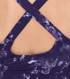 Unterwäsche|Sportoberbekleidung*FAYN SPORTS Damen Sport-BH marmoriertes Sport-Oberteil mit Baumwollanteil Sport-Bekleidung Trainings-BH Yoga-BH 34171929 Lila/Grau