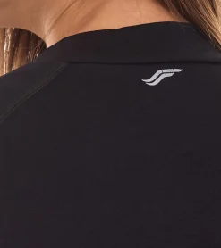 Sportoberbekleidung|Fitnessmode & Jogginghosen*FAYN SPORTS Longsleeve Crop Top Damen Sport-Shirt nahtloses Yoga-Shirt 47005506 Schwarz