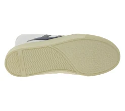 Sneaker & Turnschuhe*FLAMINGOS LIFE El Camino High-Top Sneaker faire- und nachhaltige City-Schuhe aus Canvas Made in Spain Weiß/Navy