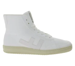 Sneaker & Turnschuhe*FLAMINGOS LIFE Old 80`s Alltags-Schuhe vegane High-Top Sneaker Made in Spain SS21O8ALLWHMO Weiß