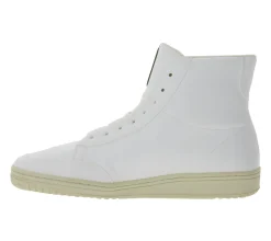 Sneaker & Turnschuhe*FLAMINGOS LIFE Old 80`s Alltags-Schuhe vegane High-Top Sneaker Made in Spain SS21O8ALLWHMO Weiß