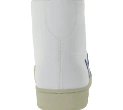 Sneaker & Turnschuhe*FLAMINGOS LIFE Old 80`s High-Top Sneaker faire- und vegane Freizeit-Schuhe FW2108WHIBLUMON Weiß/Blau