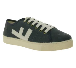 Sneaker & Turnschuhe*FLAMINGOS LIFE RANCHO ASPHALT IVORY City-Sneaker vegane Schuhe Alltags-Sneaker mit Bio-Baumwolle Made in Spain SS21RAASPIV Schwarz