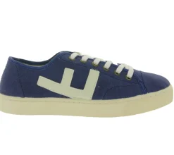 Sneaker & Turnschuhe*FLAMINGOS LIFE RANCHO NAVY IVORY Sneaker vegane Urlaubs-Schuhe Sneaker mit Kork Made in Spain Blau