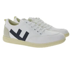 Sneaker & Turnschuhe*FLAMINGOS LIFE Roland V.3 Damen City-Schuhe vegane Freizeit-Sneaker Made in Spain Weiß/Navy