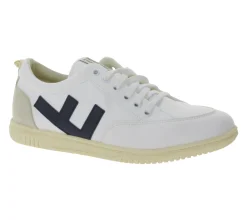Sneaker & Turnschuhe*FLAMINGOS LIFE Roland V.3 Damen City-Schuhe vegane Freizeit-Sneaker Made in Spain Weiß/Navy