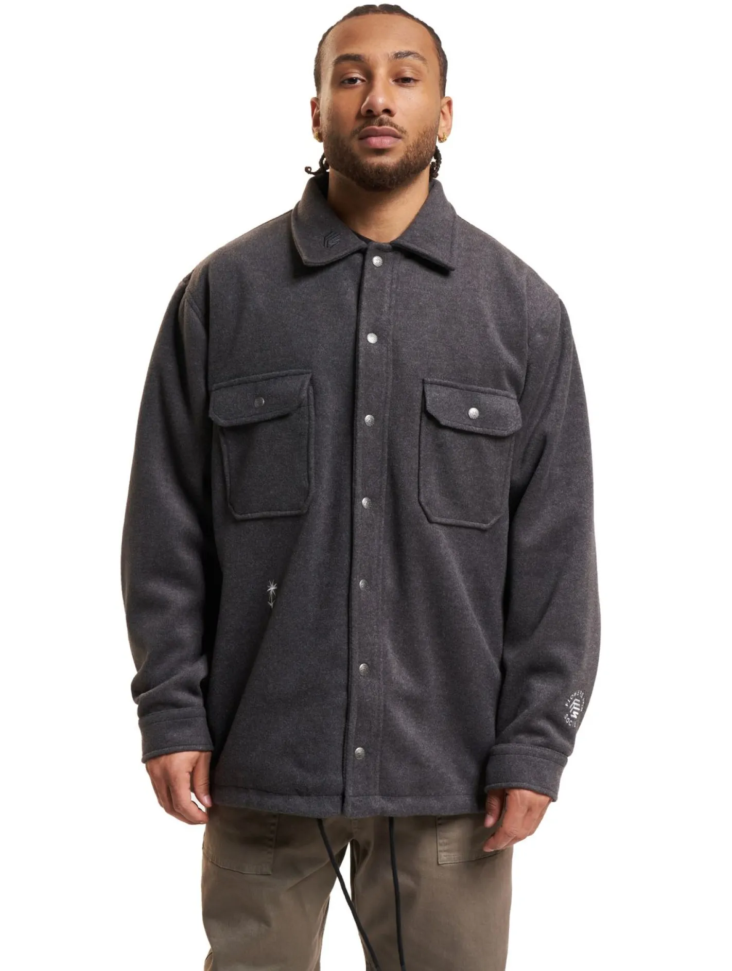 Jacken & Mäntel*FLOWERS FOR SOCIETY Übergangsjacken anthra