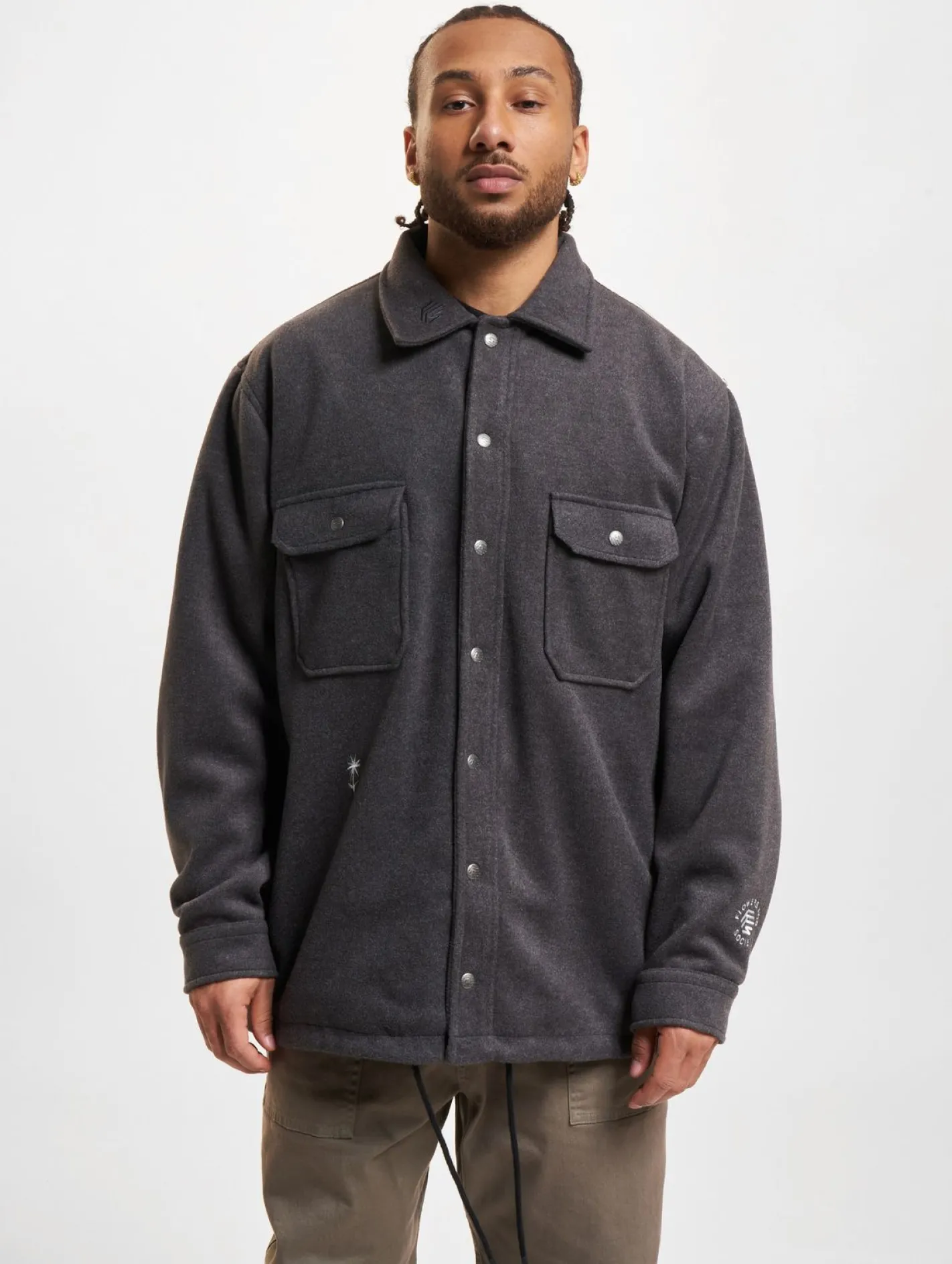 Jacken & Mäntel*FLOWERS FOR SOCIETY Übergangsjacken anthra