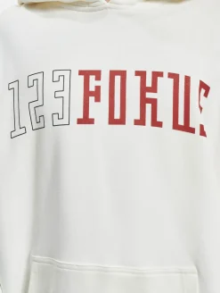 Pullover & Sweater*Fokus x Def College Hoodie weiß