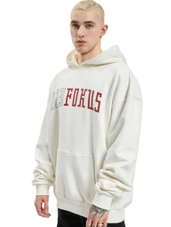 Pullover & Sweater*Fokus x Def College Hoodie weiß