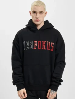 Pullover & Sweater*Fokus x Def College Hoody Schwarz