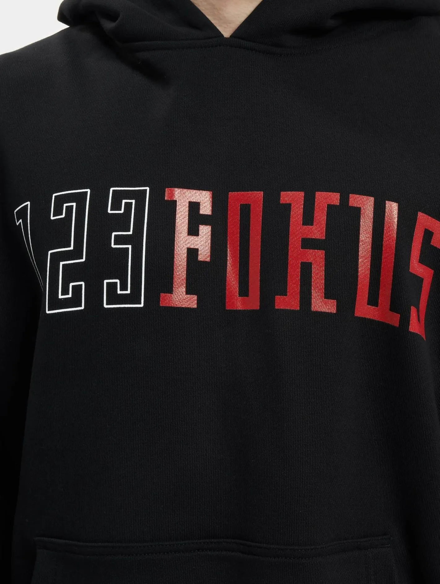 Pullover & Sweater*Fokus x Def College Hoody Schwarz