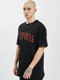 T-Shirts & Tank Tops*Fokus x Def College T-Shirt schwarz