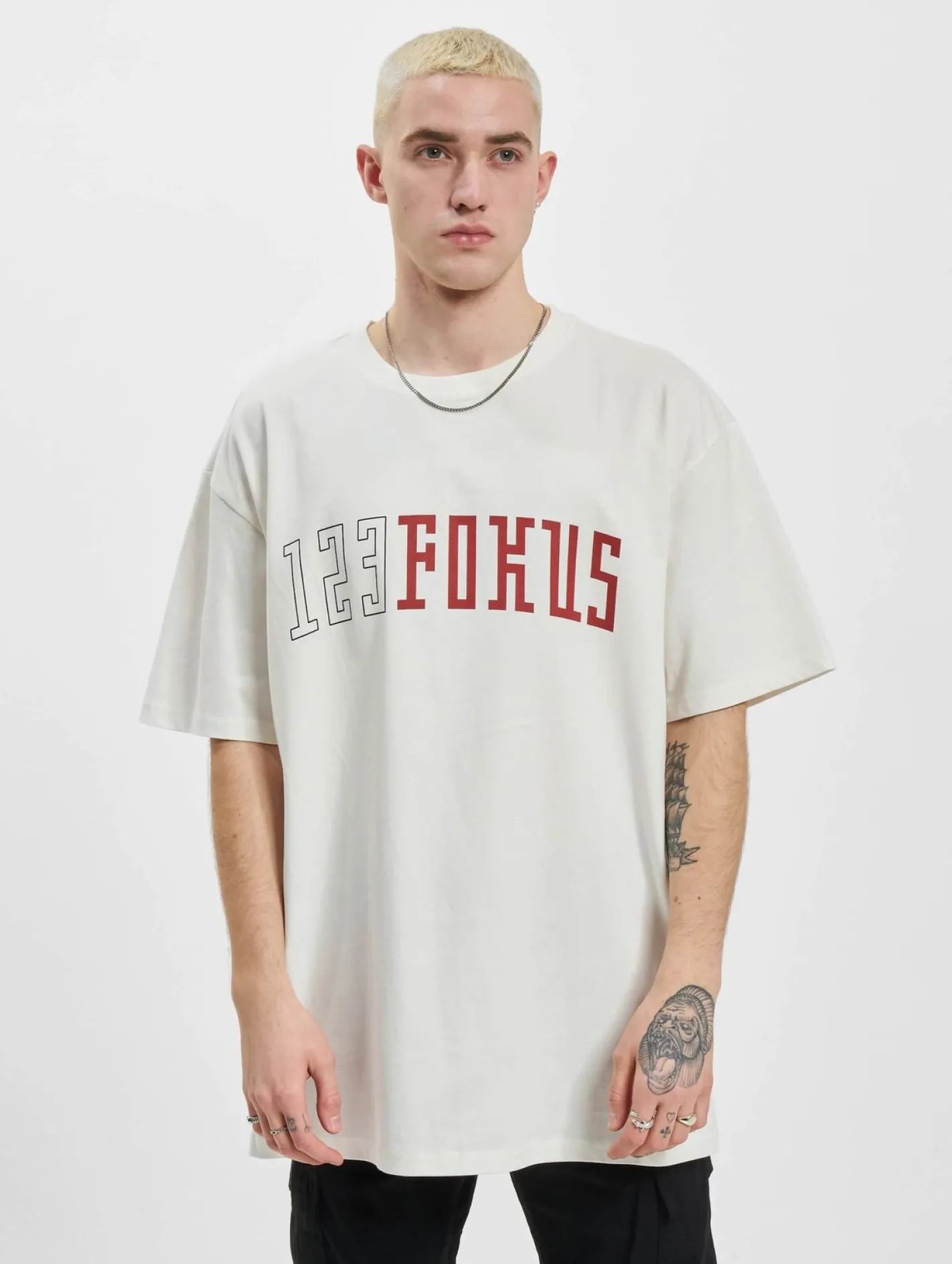 T-Shirts & Tank Tops*Fokus x Def College T-Shirt weiß