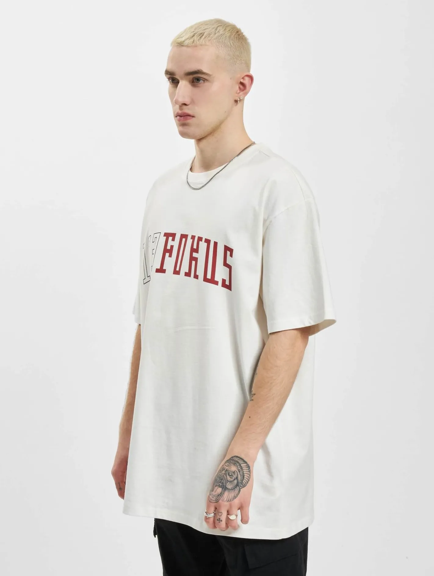 T-Shirts & Tank Tops*Fokus x Def College T-Shirt weiß