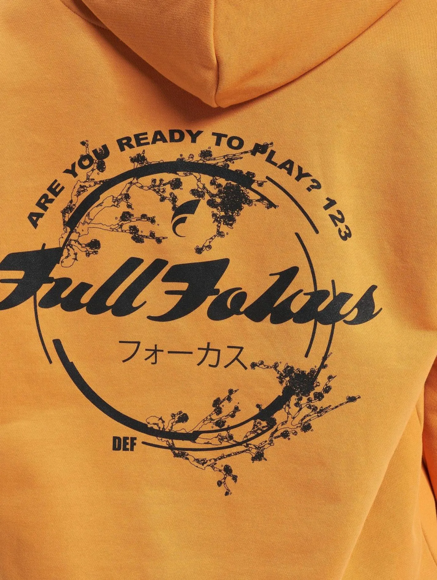Pullover & Sweater*Fokus x Def Japan Hoodie orange