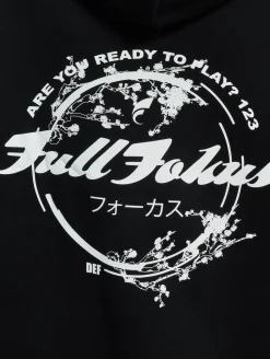 Pullover & Sweater*Fokus x Def Japan Hoody Schwarz