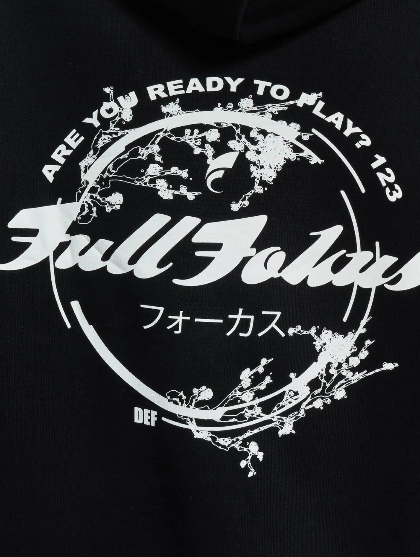 Pullover & Sweater*Fokus x Def Japan Hoody Schwarz