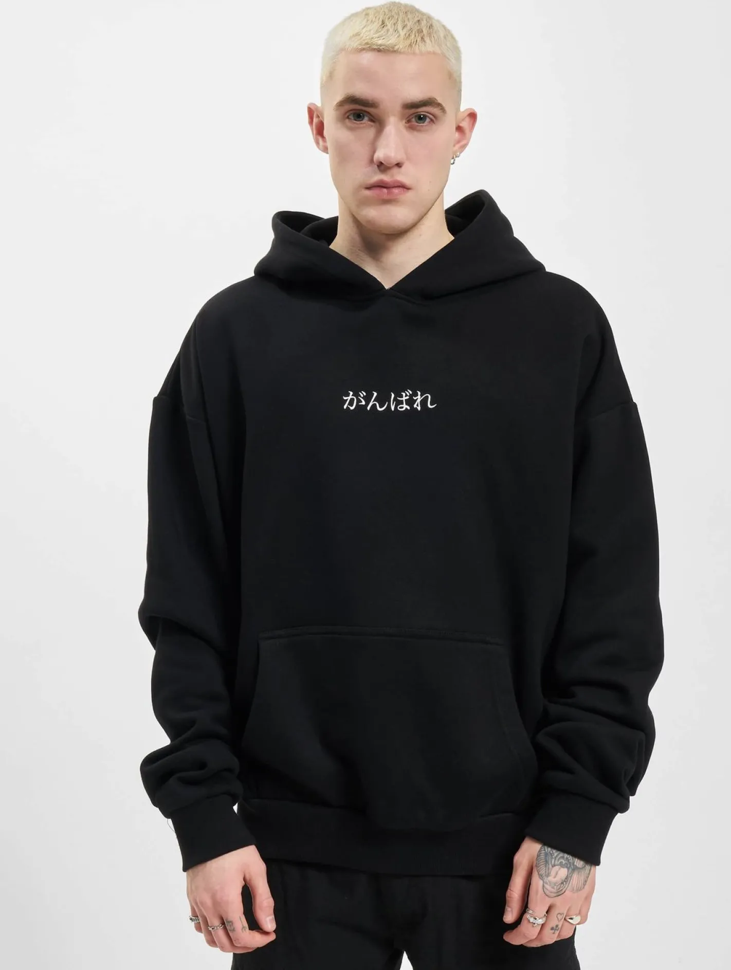 Pullover & Sweater*Fokus x Def Japan Hoody Schwarz