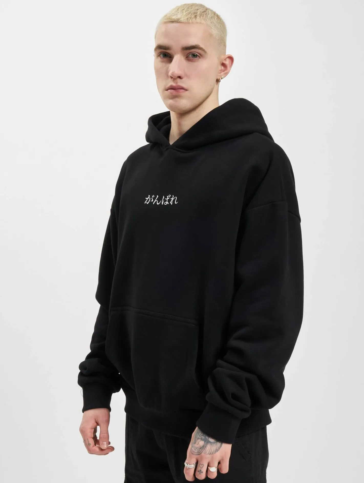 Pullover & Sweater*Fokus x Def Japan Hoody Schwarz