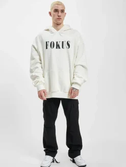 Pullover & Sweater*Fokus x Def Plain Hoodie weiß