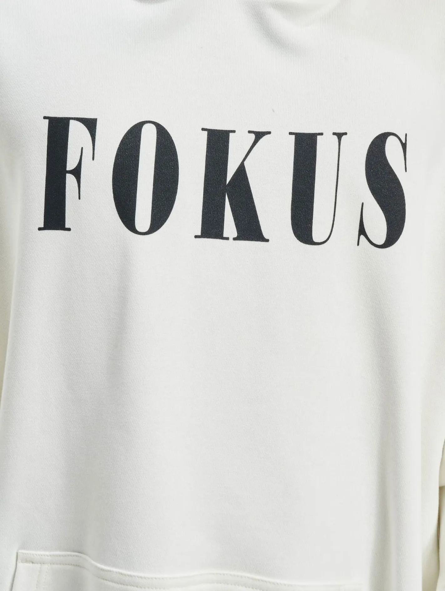 Pullover & Sweater*Fokus x Def Plain Hoodie weiß