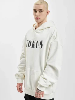 Pullover & Sweater*Fokus x Def Plain Hoodie weiß