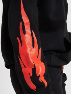 Sweater & Pullover|Pullover & Sweater*Fokus x Def Racer Hoodies schwarz/rot