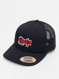Caps & Mützen*Fokus x Def Racer Snapsback Caps schwarz/rot