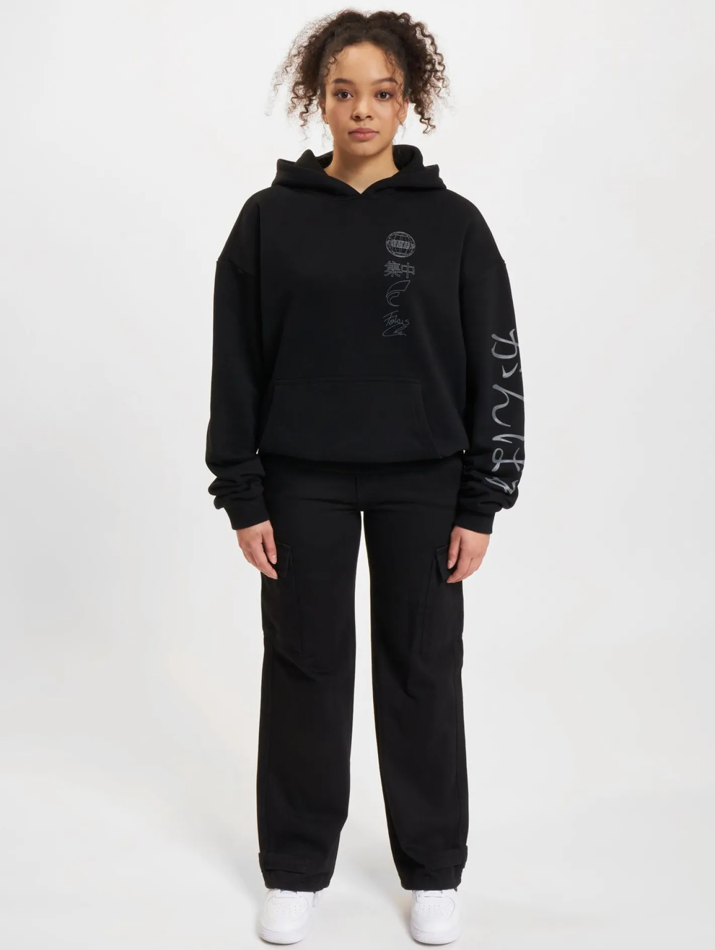 Sweater & Pullover|Pullover & Sweater*Fokus x Def World Hoodies schwarz/grau