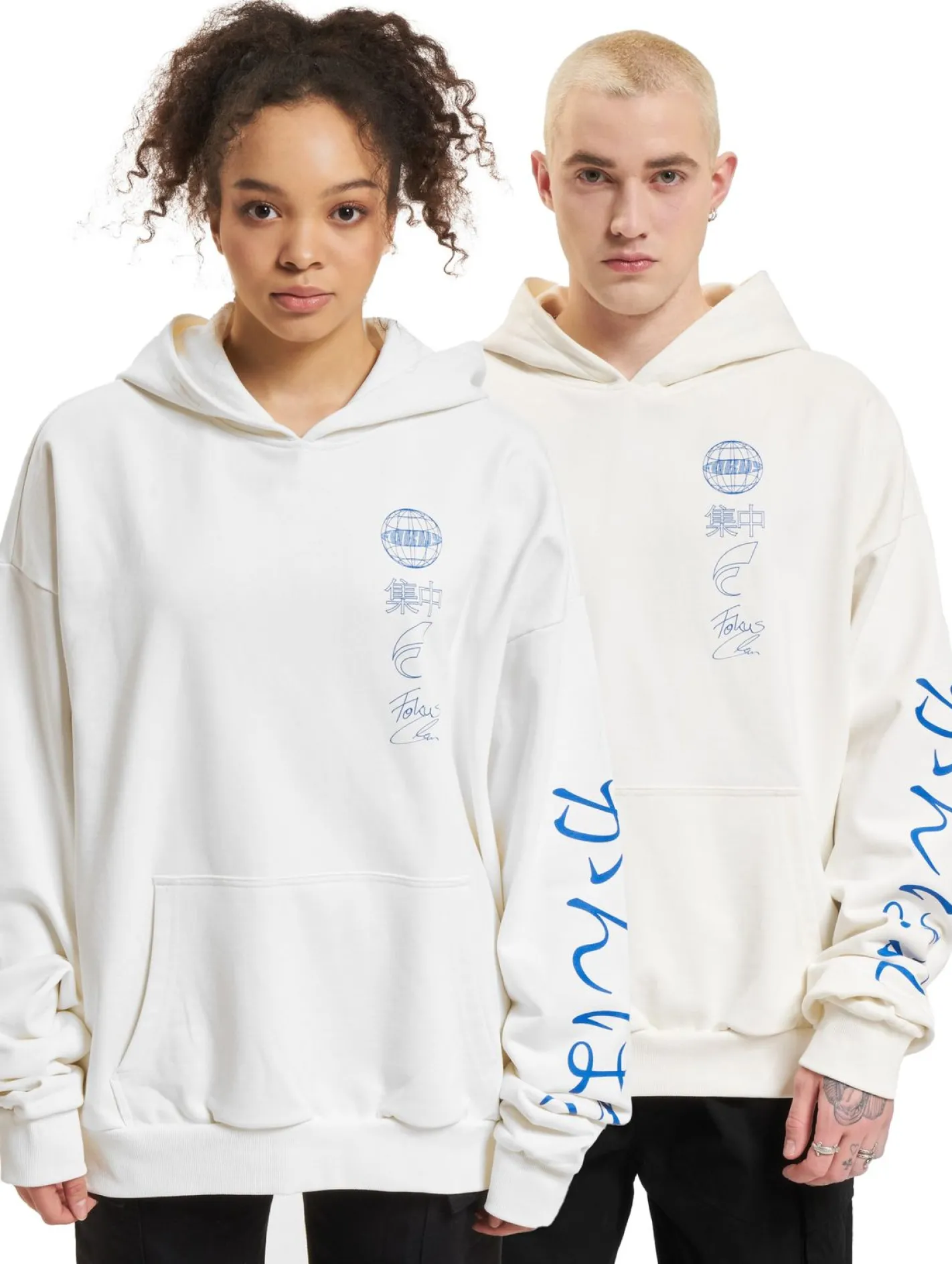 Sweater & Pullover|Pullover & Sweater*Fokus x Def World Hoodies bereit zum Färben/Kobaltblau