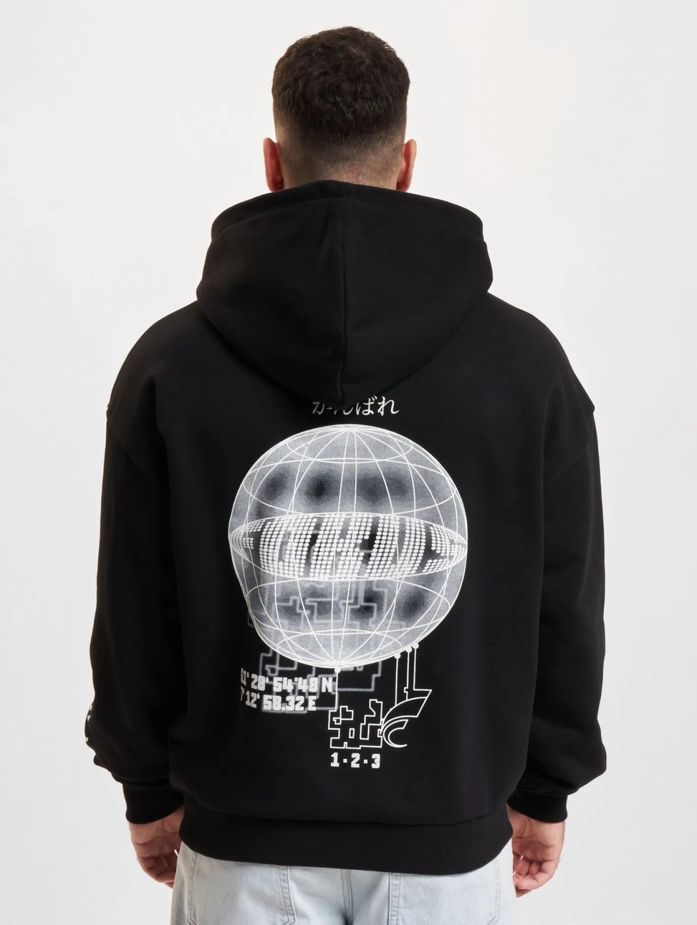 Sweater & Pullover|Pullover & Sweater*Fokus x Def World Hoodies schwarz/offwhite
