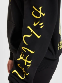 Sweater & Pullover|Pullover & Sweater*Fokus x Def World Hoodies schwarz/gelb