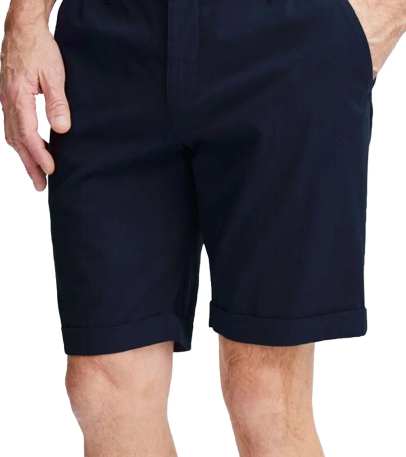 Große Größen|Shorts & Bermudas*FQ1924 Henry Herren Freizeit-Bermuda Chino-Hose Baumwoll-Shorts kurze Hose 21900629 194011 Dunkelblau