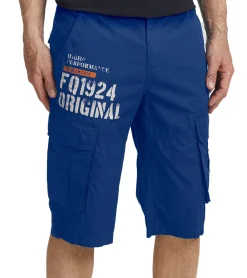 Große Größen|Shorts & Bermudas*FQ1924 Mael Herren Freizeit-Bermuda Cargo-Shorts Baumwoll-Hose Sommer-Hose 21900196 Blau, Braun oder Khaki