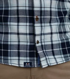 Hemden & Poloshirts*FQ1924 Thorvid Herren Hemd kariertes Langarm-Hemd nachhaltiges Hemd aus Baumwolle 21900072-ME /Rot/Blau Schwarz/Weiß