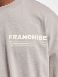 T-Shirts & Tank Tops*Franchise Blank T-Shirt Grau