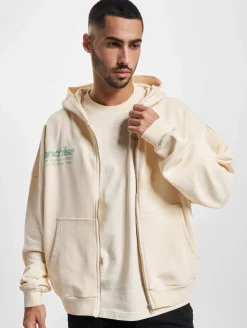 Pullover & Sweater*Franchise TFG Zip Hoody verwaschenes Hellbeige