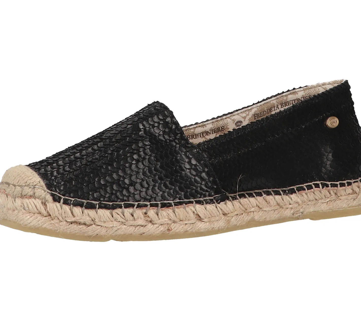 Halbschuhe & Pumps*Fred de la Bretoniere Damen Echtleder-Halbschuhe modische Sommer-Schuhe 152010165 Schwarz