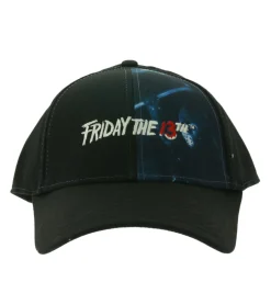 Caps & Mützen*BioworldMerch Friday the 13th Unisex Trucker-Cap stylische Baumwoll-Cap Baseball-Cap TC105442FTT Schwarz