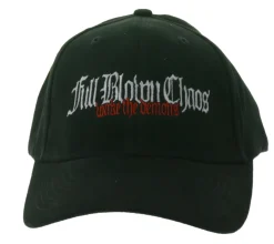 Caps & Mützen*BioworldMerch FULL BLOWN CHAOS Hardcore Metalcore-Band Baumwoll-Cap mit Logo-Stickerei Damen und Herren TC103038FBC Schwarz