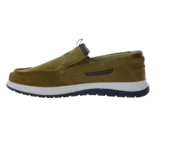 Slipper & Mokassins*Gaastra Herren Slipper zeitlose Low-Top Schuhe mit Echtleder-Anteil Mokassins in Braun oder Blau