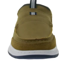 Slipper & Mokassins*Gaastra Herren Slipper zeitlose Low-Top Schuhe mit Echtleder-Anteil Mokassins in Braun oder Blau