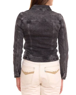 Mäntel & Jacken*GANG JEANS Damen Denim-Jacke Jeans-Jacke im Washed Look 68113848 Grau/Schwarz