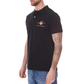 Hemden & Poloshirts*GANT Herren Polo-Shirt Regular Fit Polo-Hemd Baumwoll-Shirt 2002014 in Navy, Schwarz oder Weiß