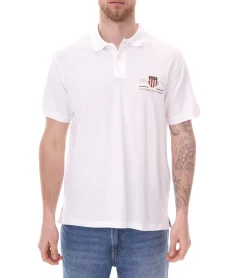 Hemden & Poloshirts*GANT Herren Polo-Shirt Regular Fit Polo-Hemd Baumwoll-Shirt 2002014 in Navy, Schwarz oder Weiß