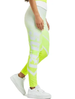 Sportunterbekleidung|Fitnessmode & Jogginghosen*GCDS Faded Legging/Tregging gelb