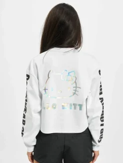 Sweater & Pullover*GCDS Hello Kitty Langarmshirt weiß