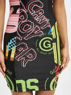 Kleider*GCDS K-Hawaii Kleid schwarz